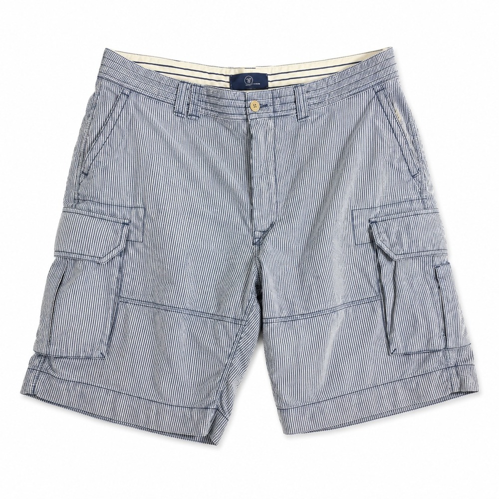 Polo Ralph Lauren Cargo Shorts Men's Size 42 Hickory Striped Preppy Nautical